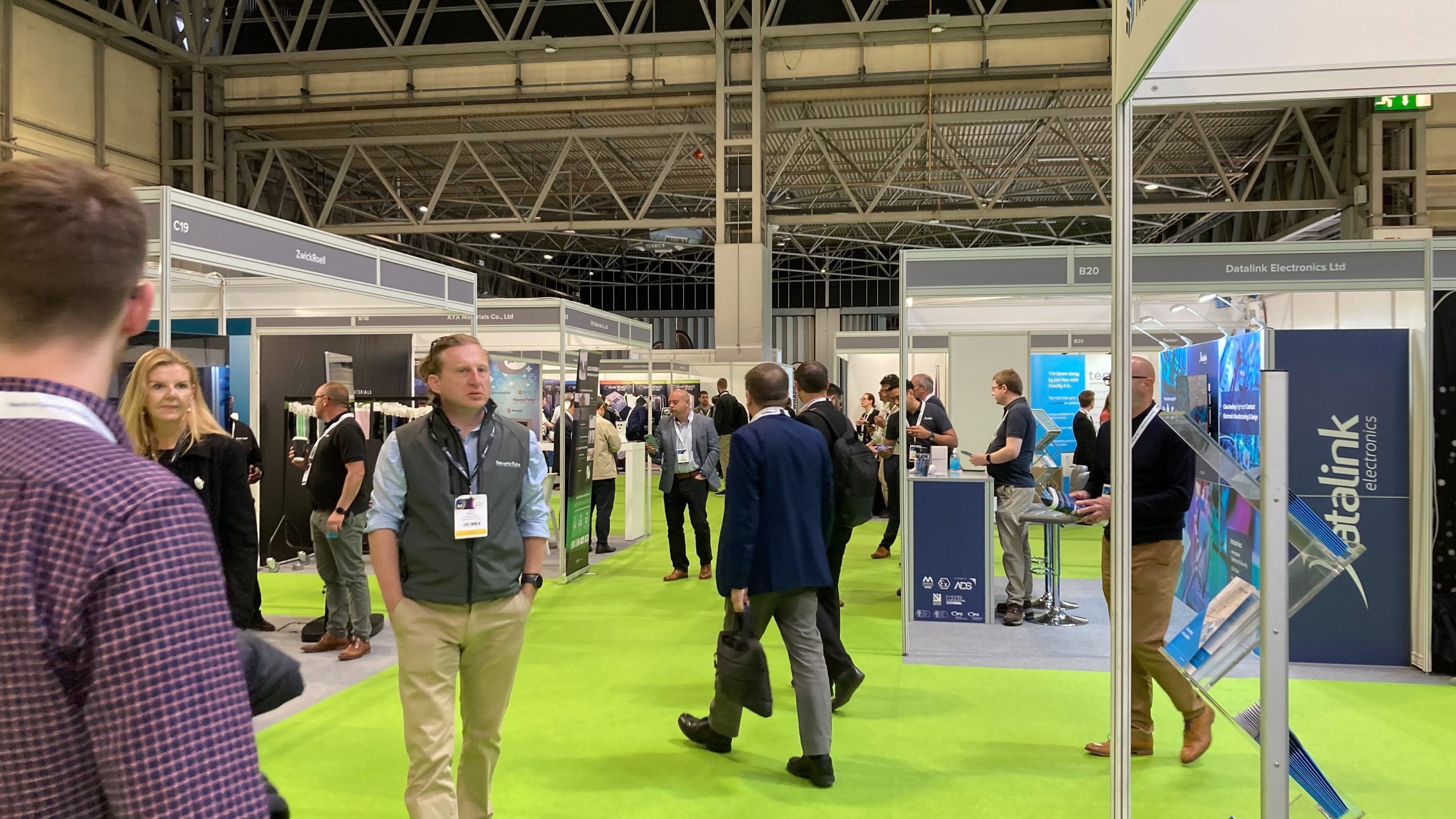 MedTech Innovation Expo Stands and People