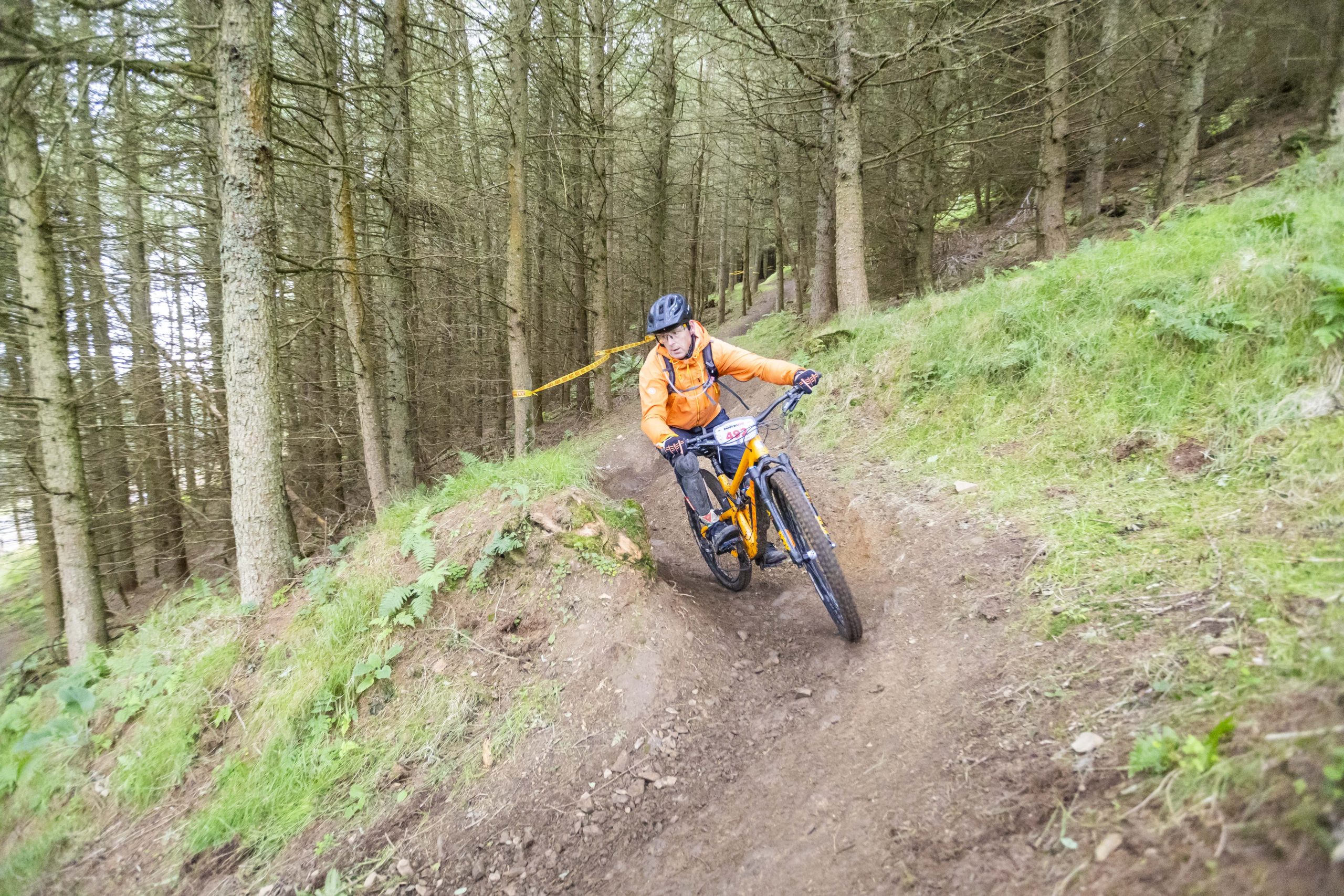 Nick Timms i4 Product Design Project Manager riding his Mountain Bike.