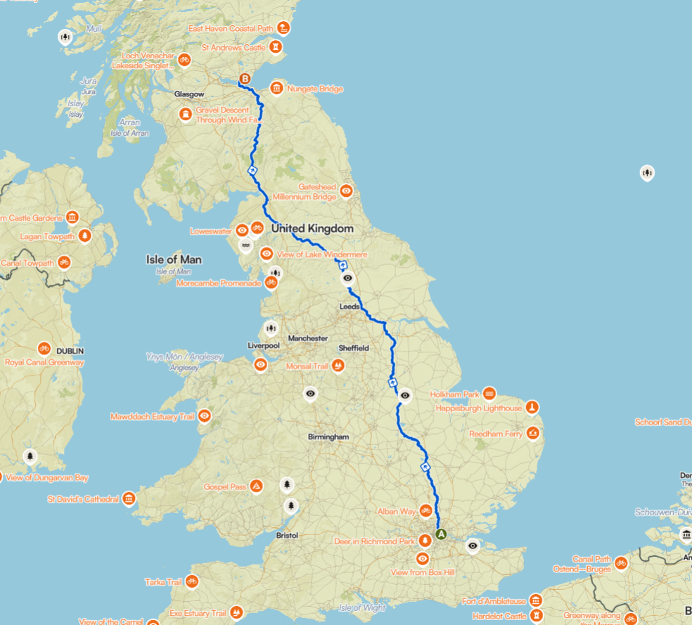 London to Edinburgh Cycle - 21