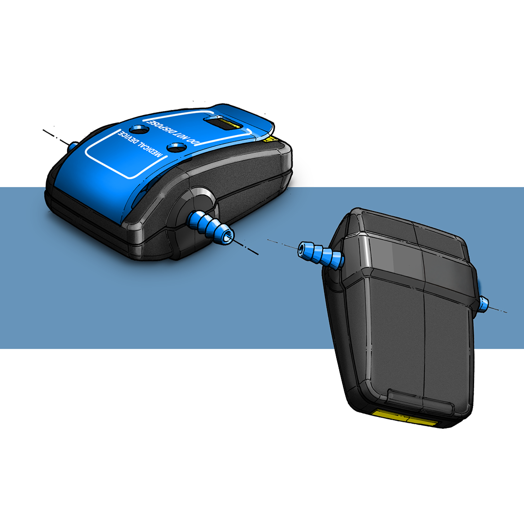 wearable oxygen monitoring device - colour variation sketch